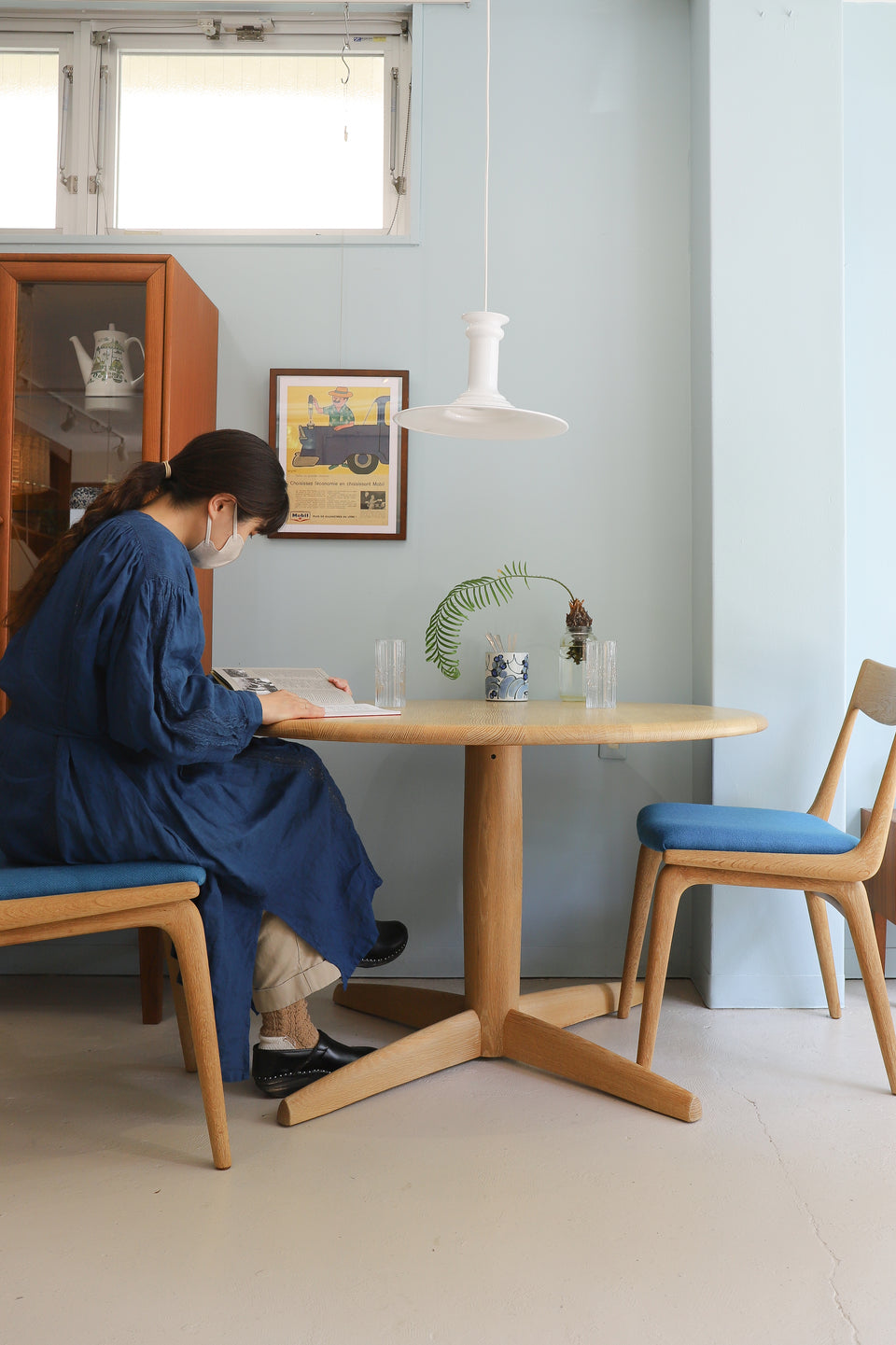 HIDA Round Dining Table JIN/飛騨産業 ラウンドテーブル 侭シリーズ キツツキ