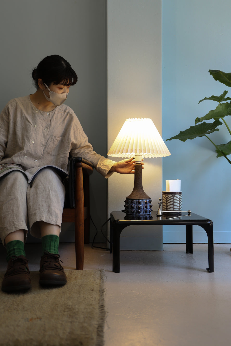 Danish Vintage Axella Table Lamp/デンマークヴィンテージ アクセラ テーブルランプ 間接照明 北欧インテリア