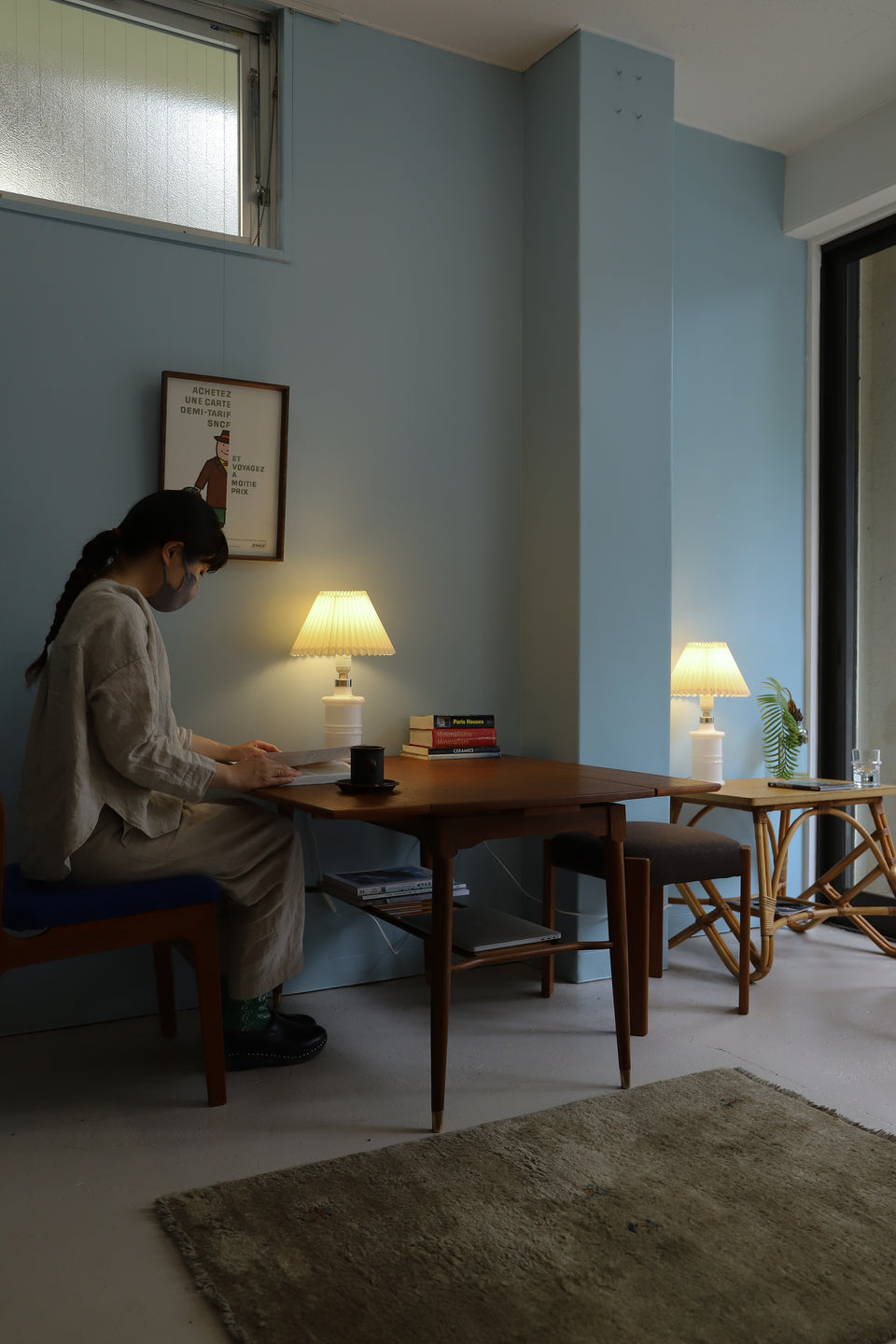 Danish Vintage Holmegaard Table Lamp Apoteker Sidse Werner Medium/ホルムガード テーブルランプ シセ・ヴェアナー 間接照明 北欧インテリア