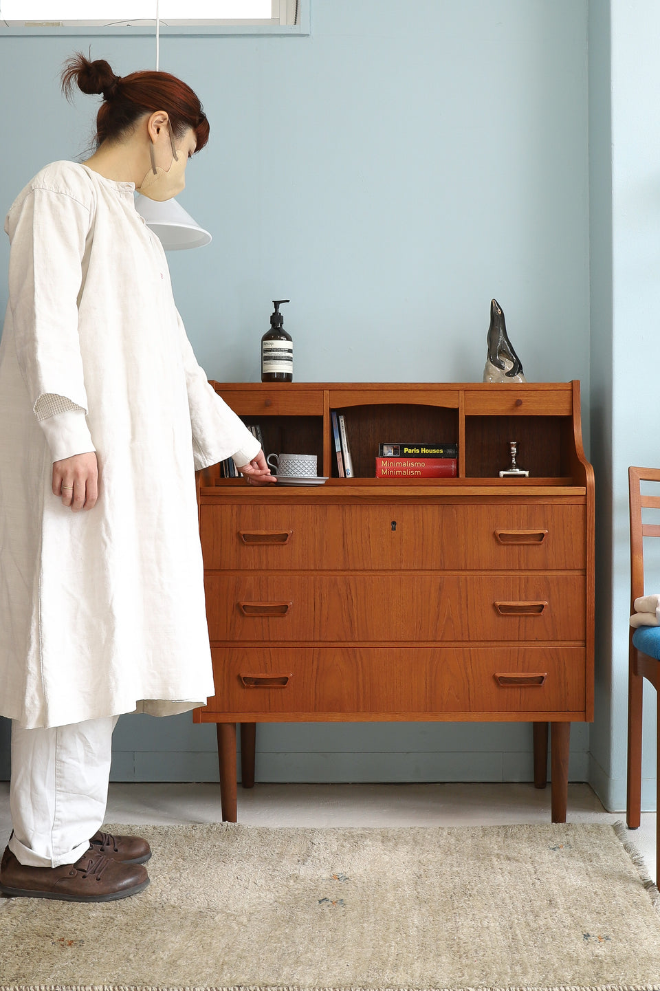 Danish Vintage Writing Bureau Dresser/デンマークヴィンテージ ライティングビューロー ドレッサー 北欧家具
