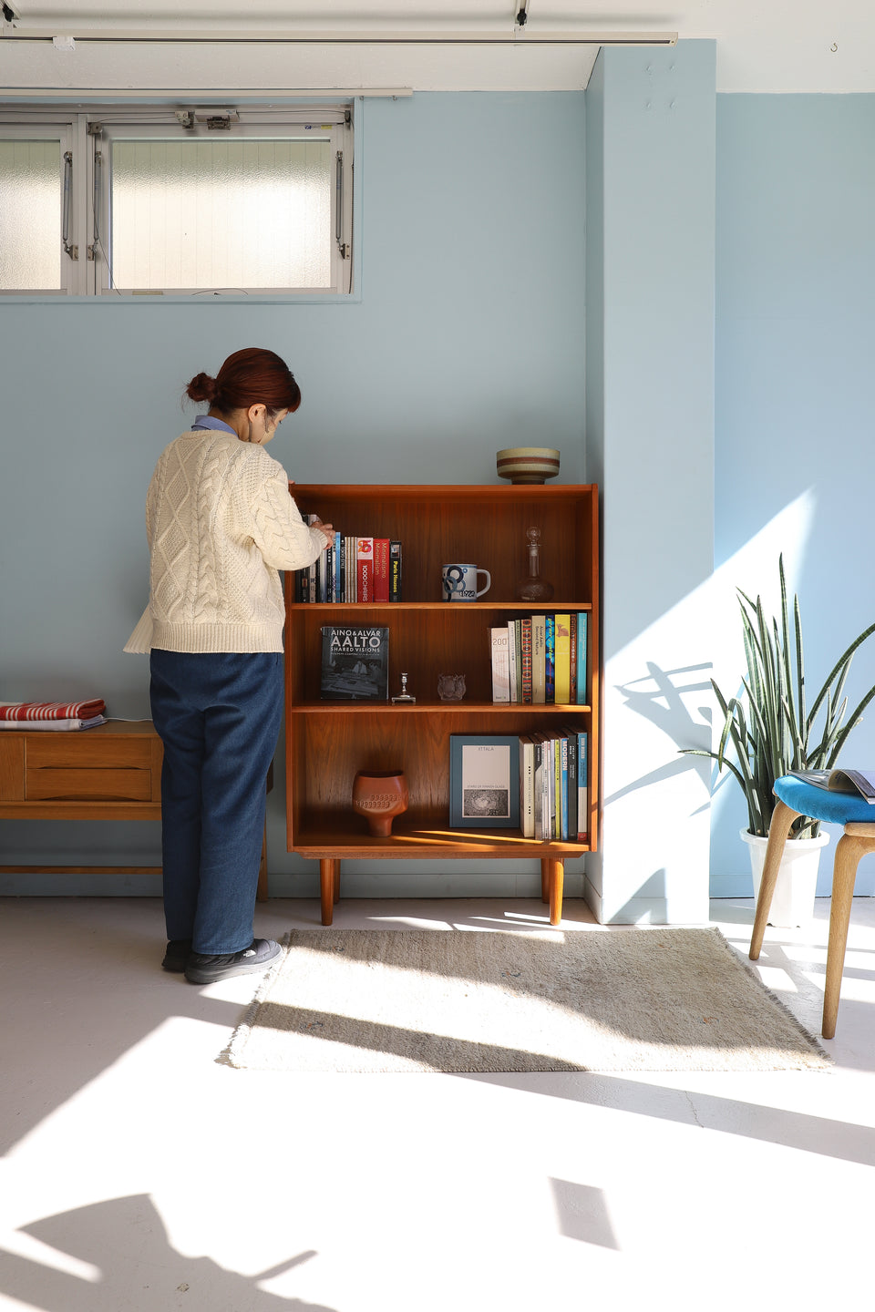 Danish Vintage Teakwood Bookcase/デンマークヴィンテージ ブックケース 本棚 チーク材 収納 北欧家具