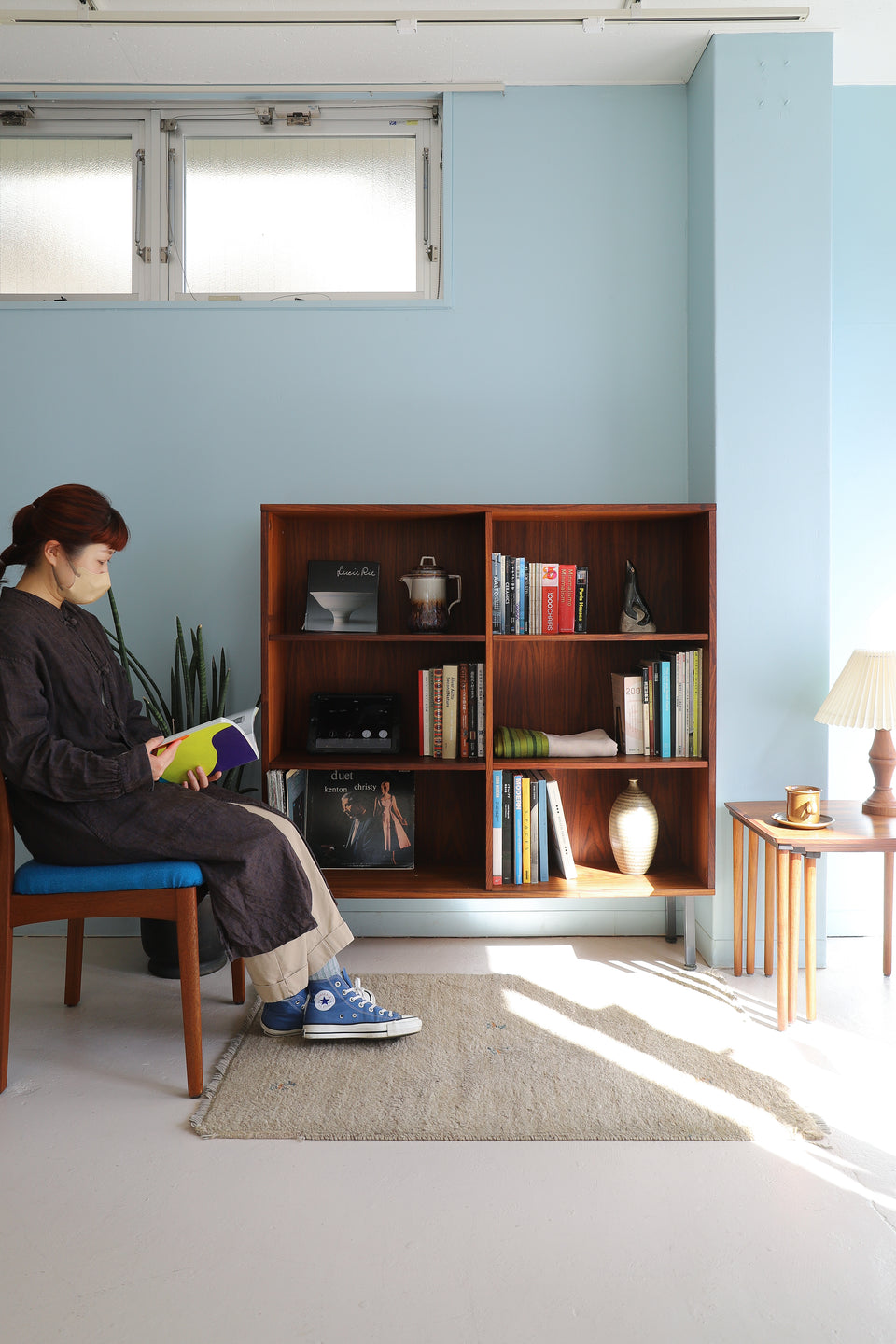 Danish Vintage Nipu Rosewood Bookcase/デンマークヴィンテージ ブックケース シェルフ 本棚 ローズウッド 北欧インテリア