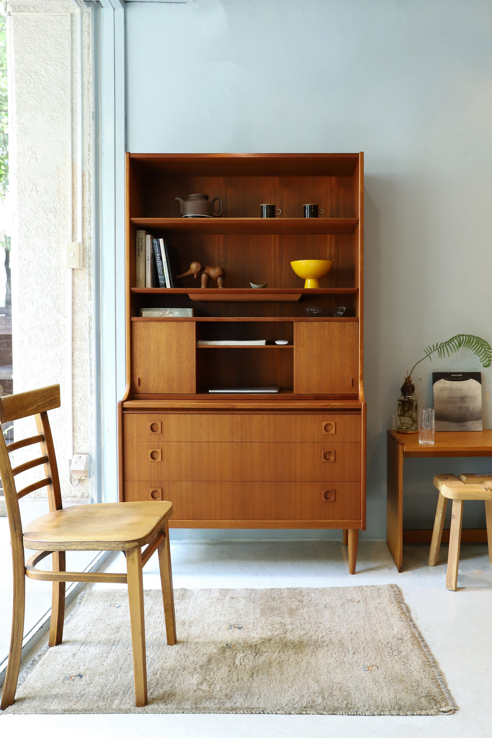 Danish Vintage Farsø Møbelfabrik Bookcase/デンマークヴィンテージ ブックケース ビューロー