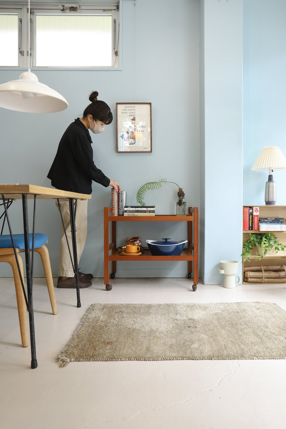 Danish Vintage BRDR. FURBO Bar Cart Wagon/デンマークヴィンテージ ワゴン バーカート チーク材 北欧家具