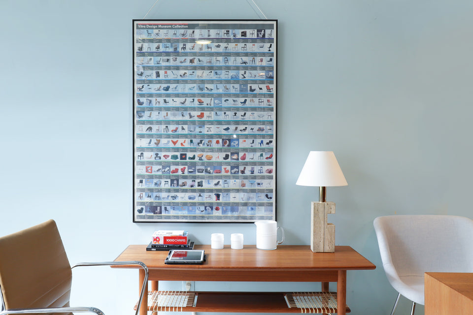 Vitra Design Museum The Chair Collection Poster/ヴィトラ デザイン ミュージアム チェア コレクション ポスター 額 インテリア