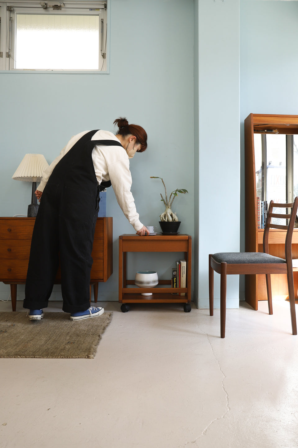 Nissin Mokkou Trolley Wagon Teakwood Japanese Vintage/日進木工 ワゴン 引き出し チーク材 北欧スタイル ジャパンヴィンテージ