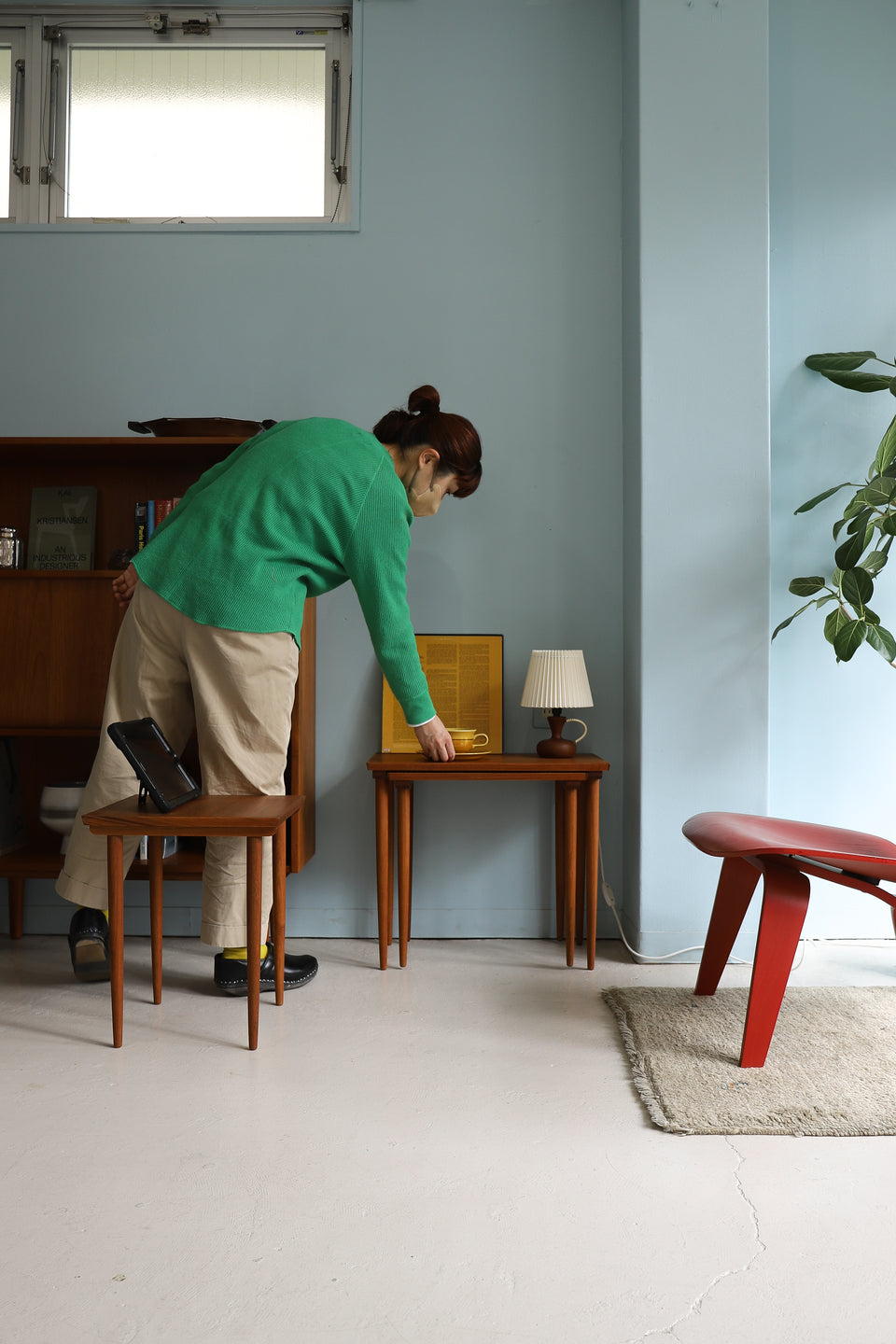 Teakwood Nesting Table Danish Vintage/デンマークヴィンテージ ネストテーブル サイドテーブル チーク材 北欧家具