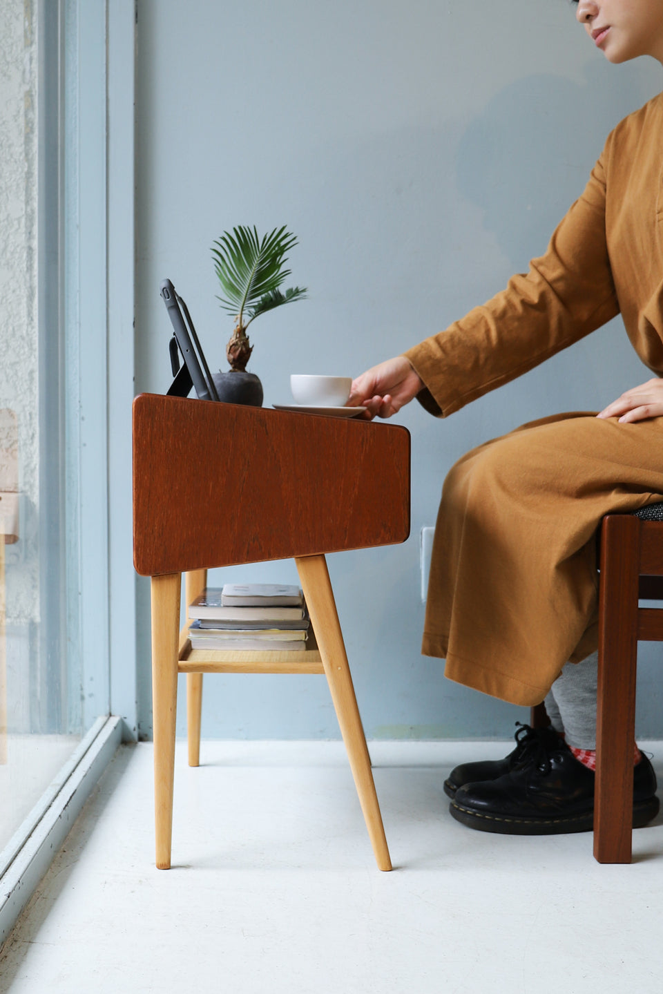 Swedish Vintage Side Table/スウェーデン ヴィンテージ サイドテーブル チェスト チーク材 ビーチ材 北欧家具