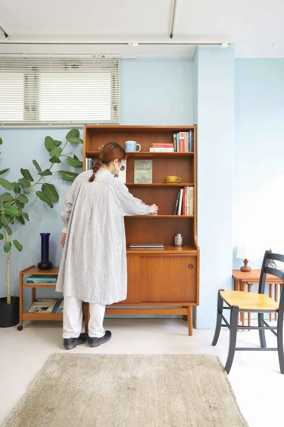 Nexø Møbelfabrik Bornholms Bookcase Johannes Sorth/デンマークヴィンテージ ブックケース 本棚 ヨハネス・ソース 収納 北欧家具