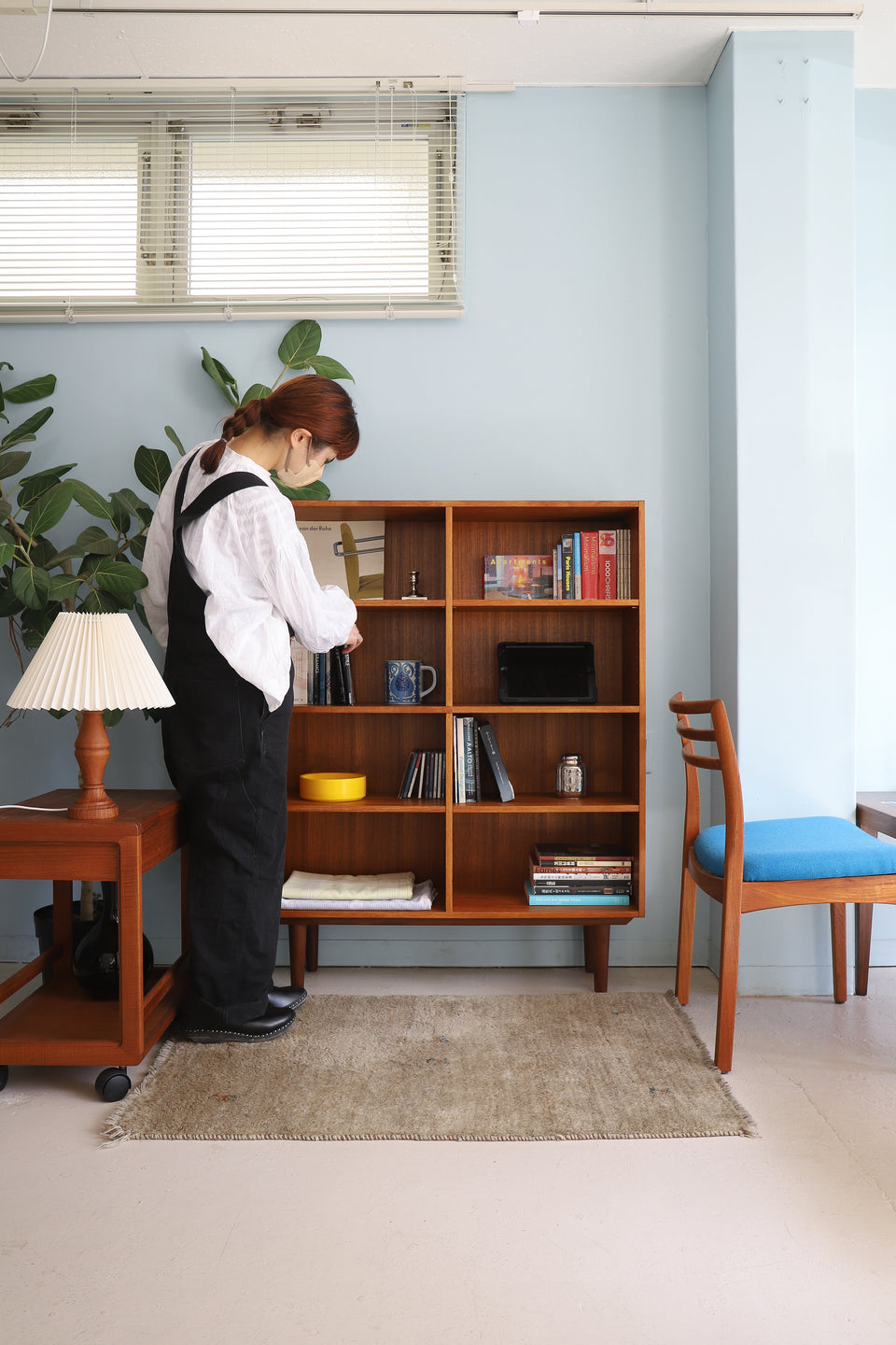 Vintage Bookcase Shelf Teakwood Danish/デンマークヴィンテージ ブックケース 本棚 チーク材 収納 北欧家具