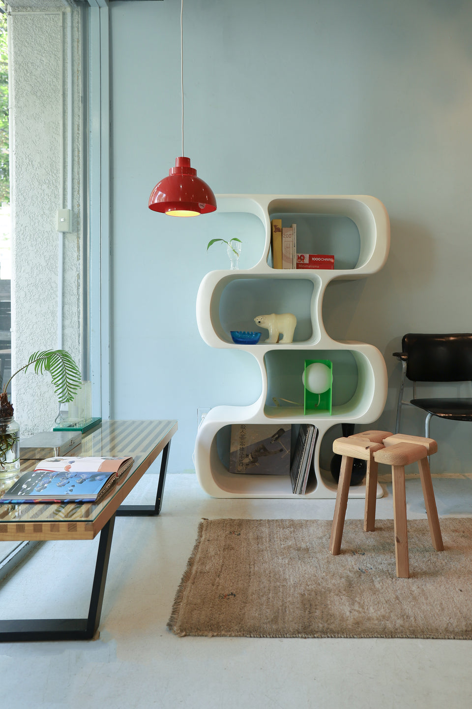 Midcentuy Design Dragon Shelf/ミッドセンチュリーデザイン ドラゴンシェルフ スペースエイジ FRP