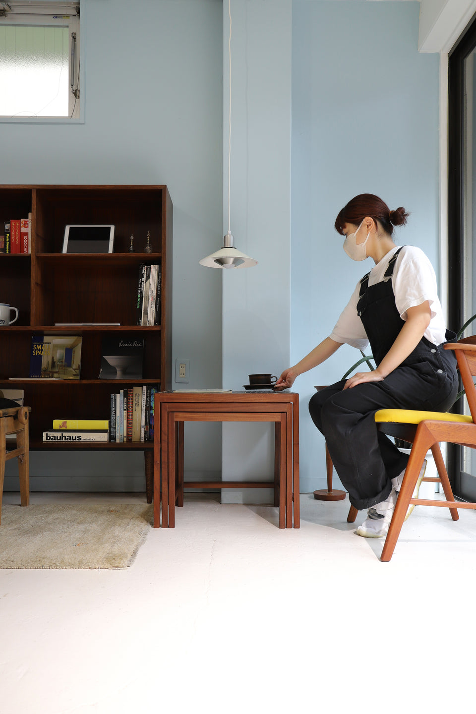 Danish Vintage Tile Top Nesting Table/デンマークヴィンテージ タイルトップ ネストテーブル 北欧家具