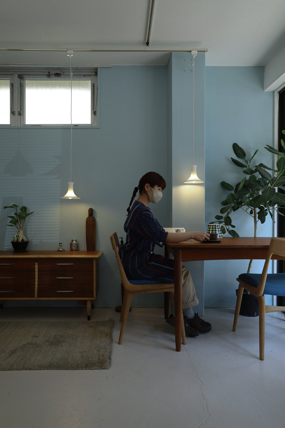 Danish Vintage Holmegaard Pendant Light Mandarin Small/デンマークヴィンテージ ホルムガード ペンダントライト マンダリン 照明 北欧インテリア