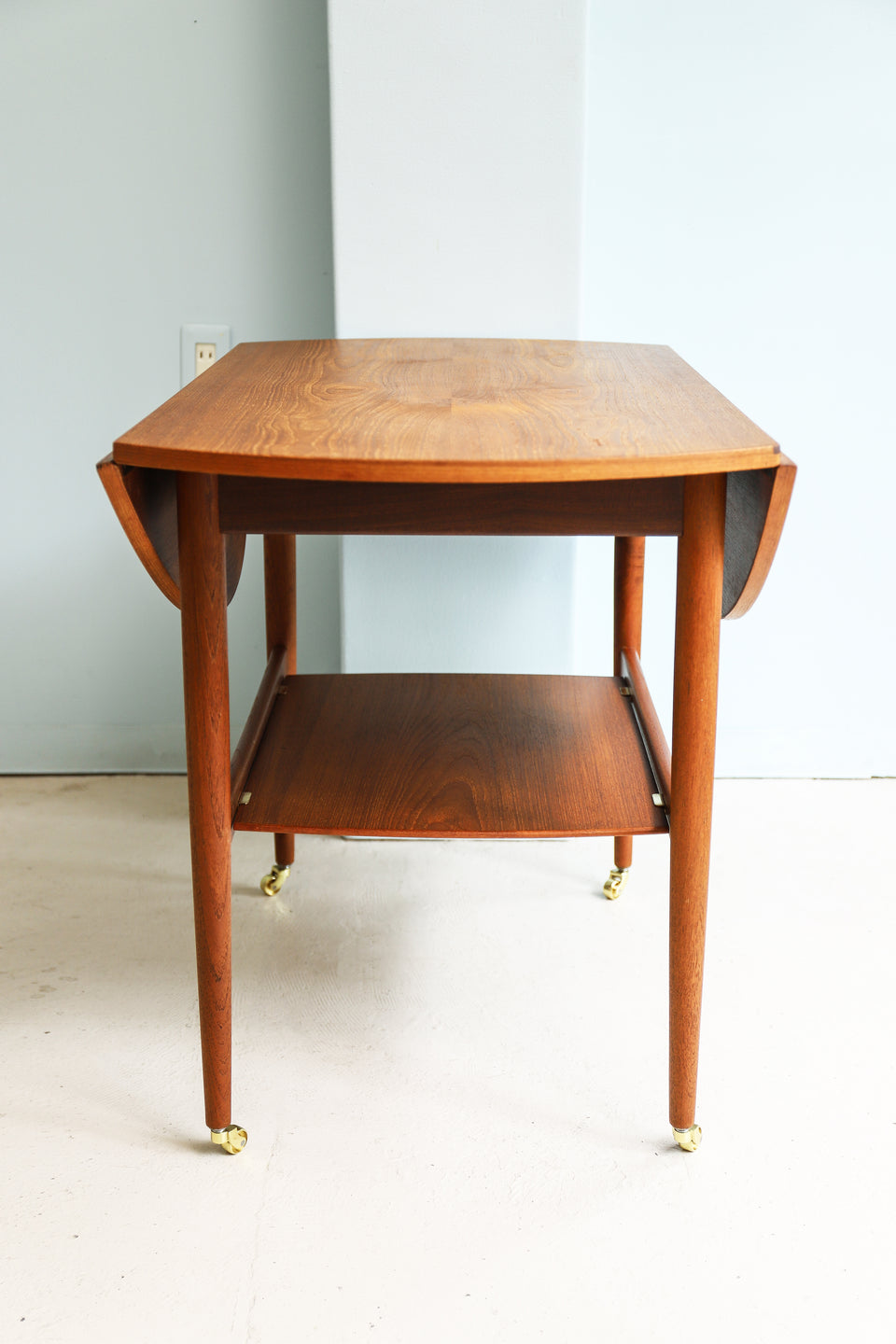 Danish Vintage Kristensen&Thomassen Drop Leaf Coffee Table/デンマークヴィンテージ コーヒーテーブル ドロップリーフ ラウンドテーブル 北欧家具