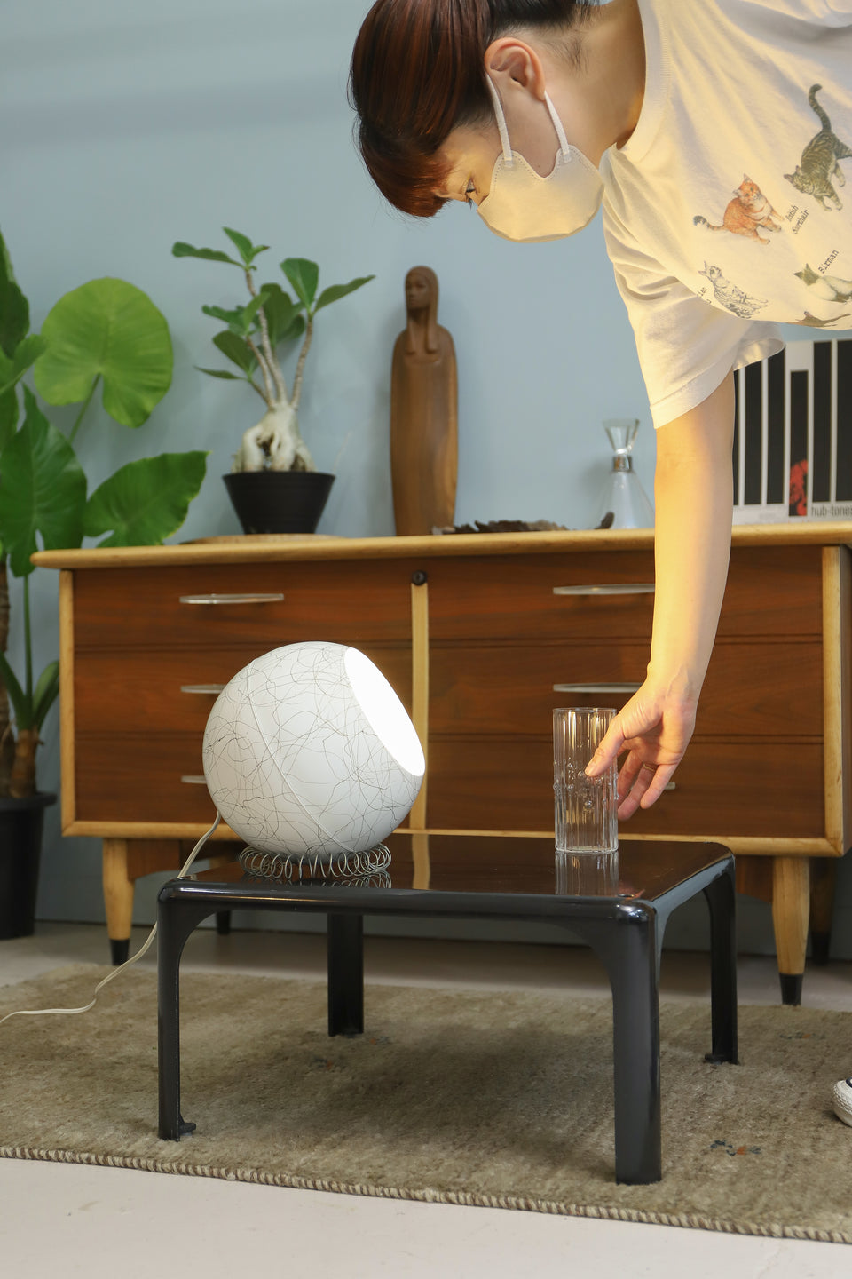 Steber Manufacturing Co. Orblite Table Lamp US Vintage/アメリカヴィンテージ テーブルランプ ミッドセンチュリー 間接照明