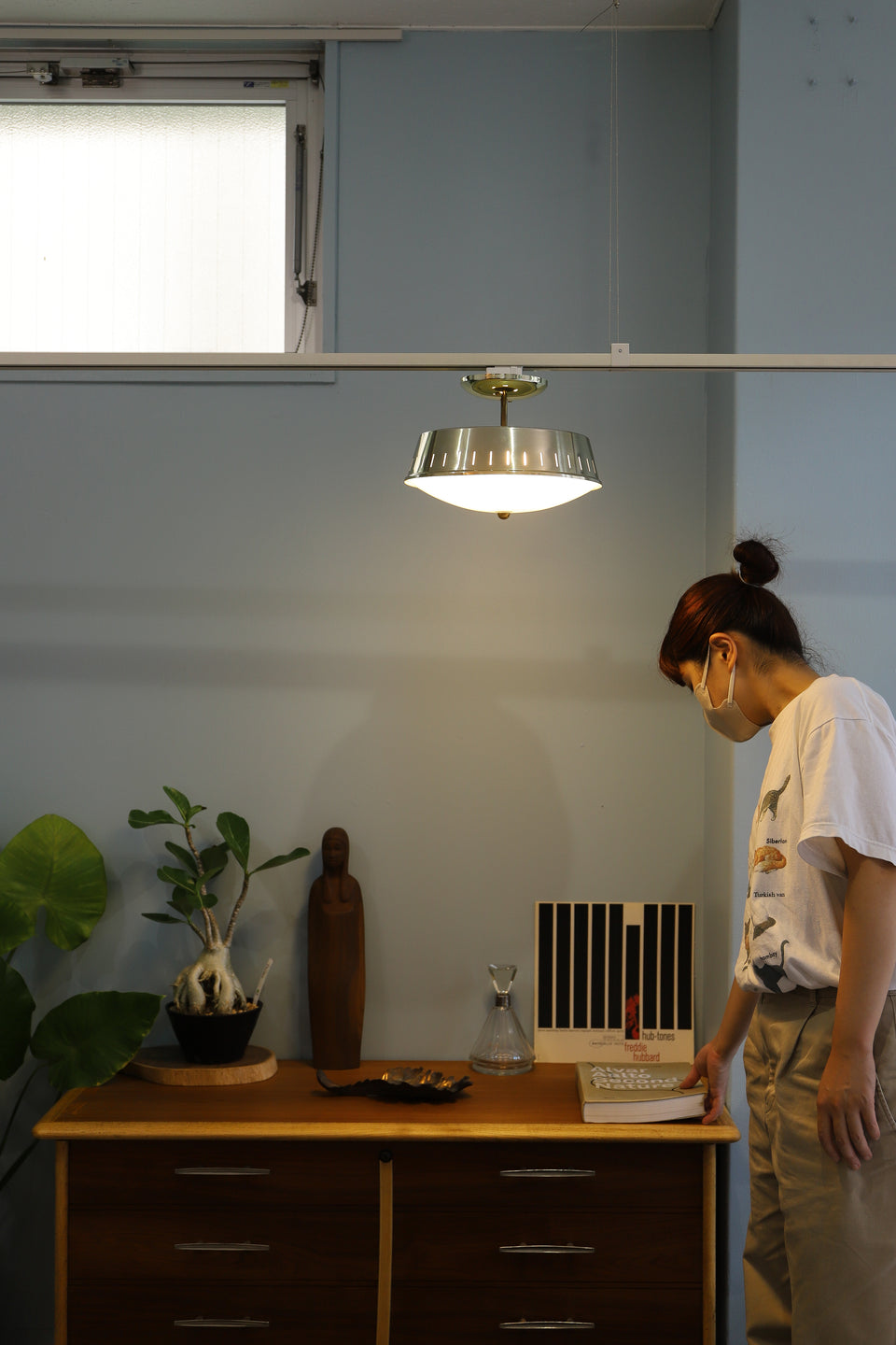 US Vintage Ceiling Light UFO Lamp/アメリカヴィンテージ シーリングライト UFOランプ 間接照明 ミッドセンチュリー