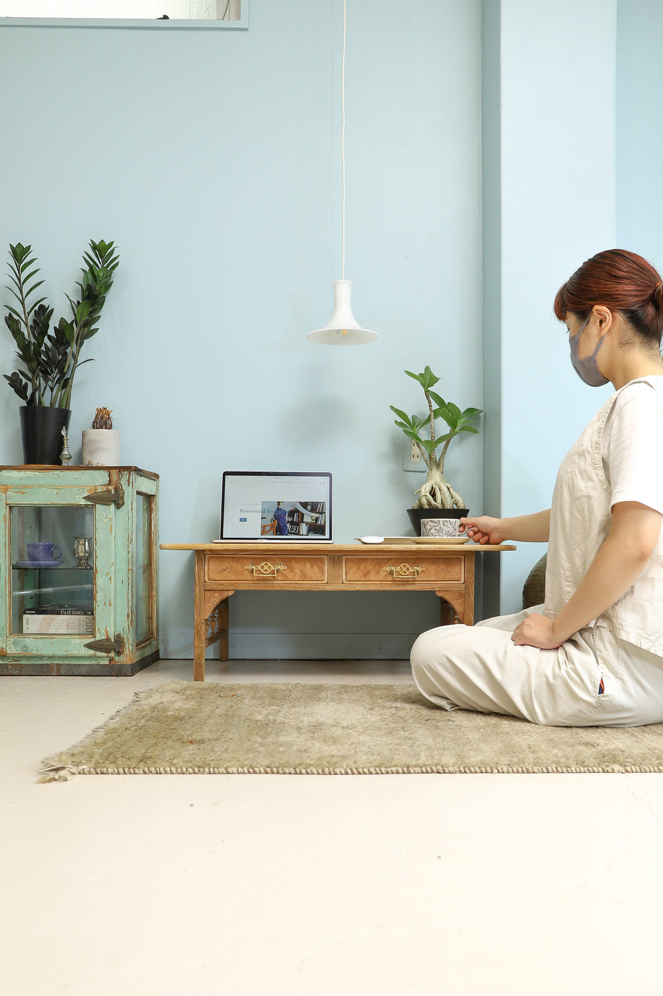 Japanese Vintage Low Table Desk/ジャパンヴィンテージ 文机 座卓 ローテーブル 古道具