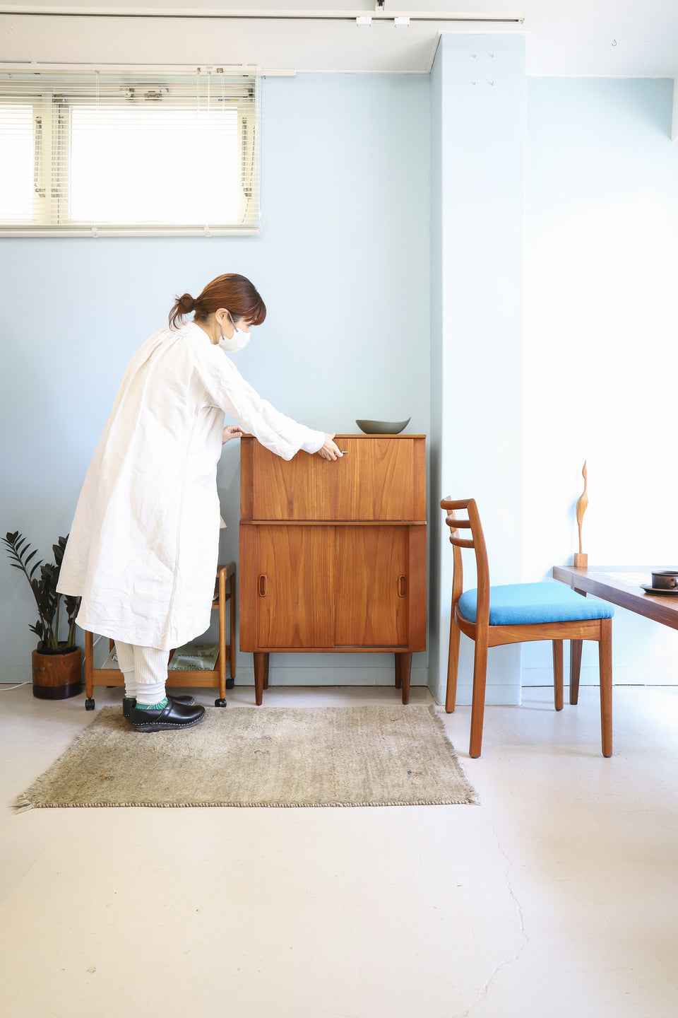 Midcentury Vintage Drink Cabinet Bureau/ミッドセンチュリーヴィンテージ ドリンクキャビネット ビューロー