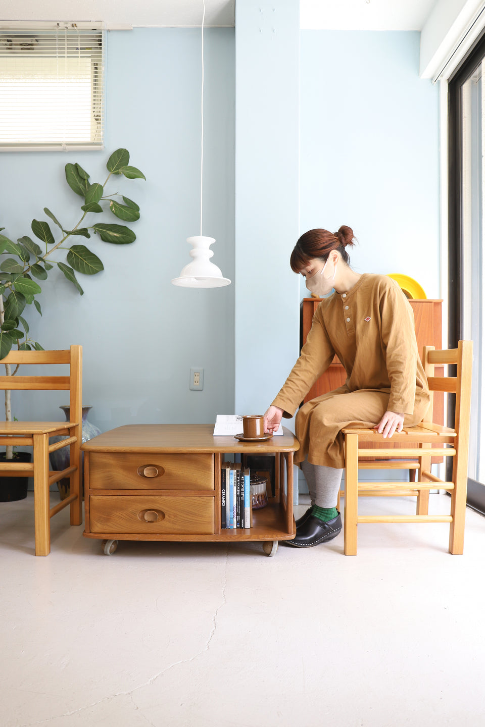 UK Vintage Ercol Pandora Coffee Table/イギリスヴィンテージ アーコール パンドラ コーヒーテーブル