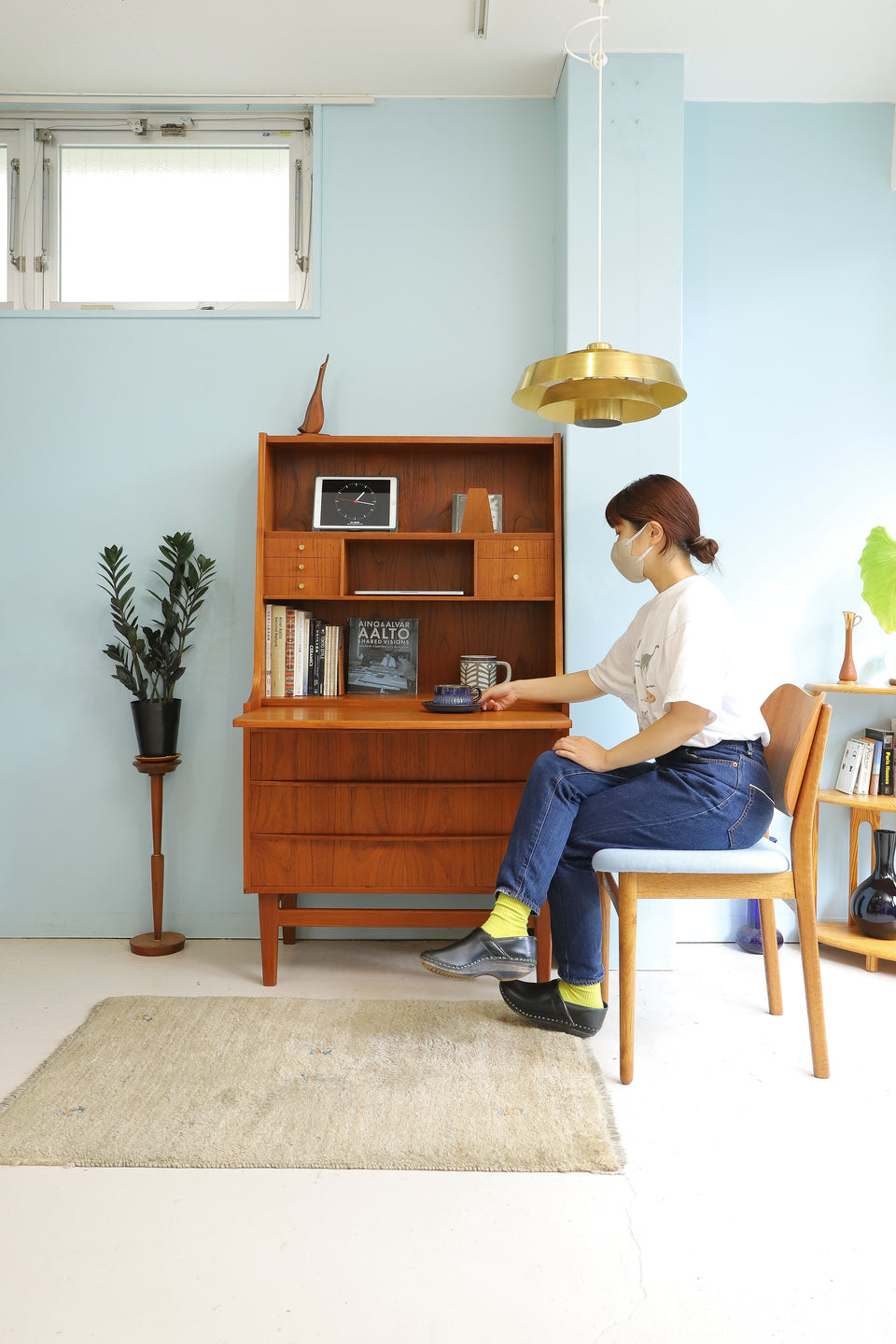 Writing Bureau Teakwood Danish Vintage/デンマークヴィンテージ ライティングビューロー 北欧家具