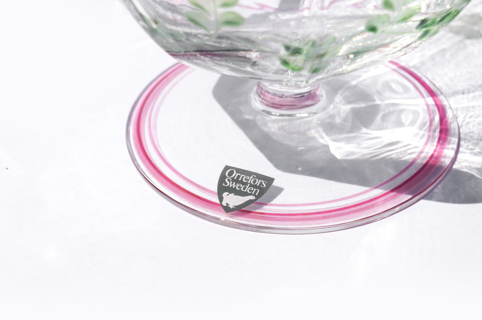 Orrefors Glass Compote Linnea Eva Englund/オレフォス グラス コンポート リネア エヴァ・イングランド スウェーデン ガラス 北欧食器