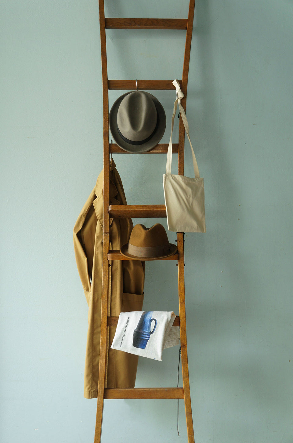 Japanese Vintage Stepladder/ジャパンヴィンテージ 文化梯子 脚立 古道具 昭和レトロ シャビーシック