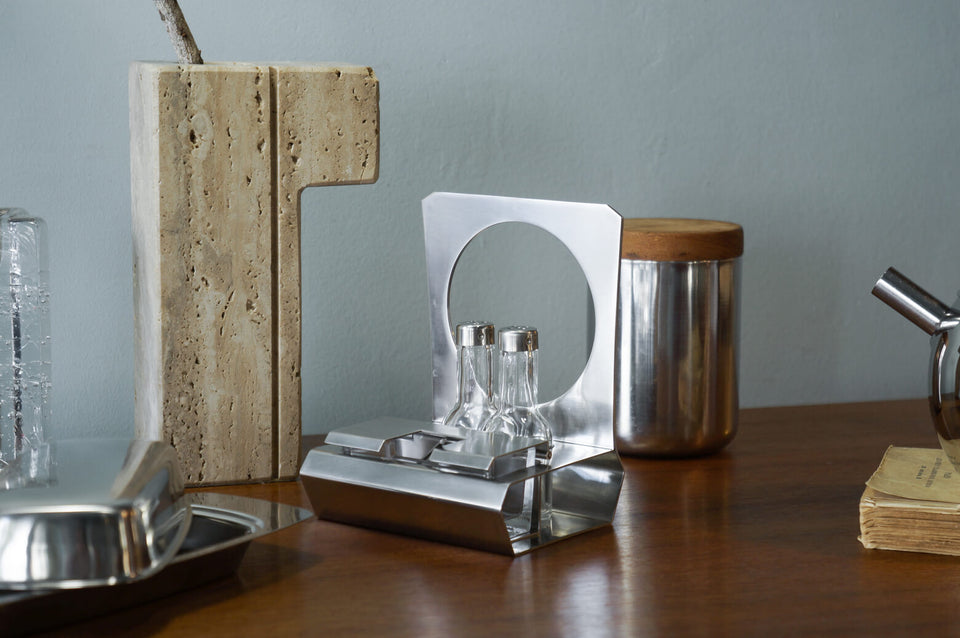 Calderoni Fratelli Stainless Salt and Pepper/カルデローニ ステンレス ソルト&ペッパー イタリア