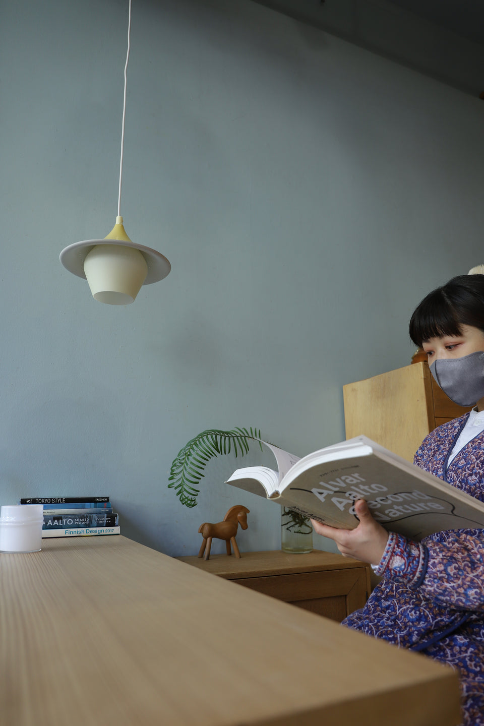 Frosted Glass Small Pendant Light Danish Vintage/デンマークヴィンテージ ペンダントライト フロストガラス 北欧インテリア