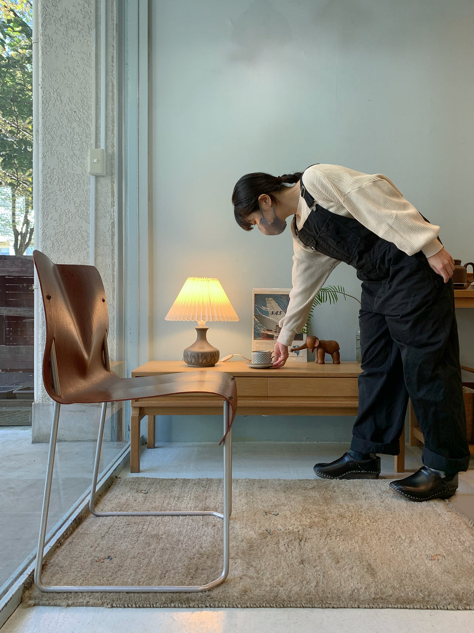 Vintage Ceramic Table Lamp Danish Modern/デンマークヴィンテージ テーブルランプ 北欧インテリア