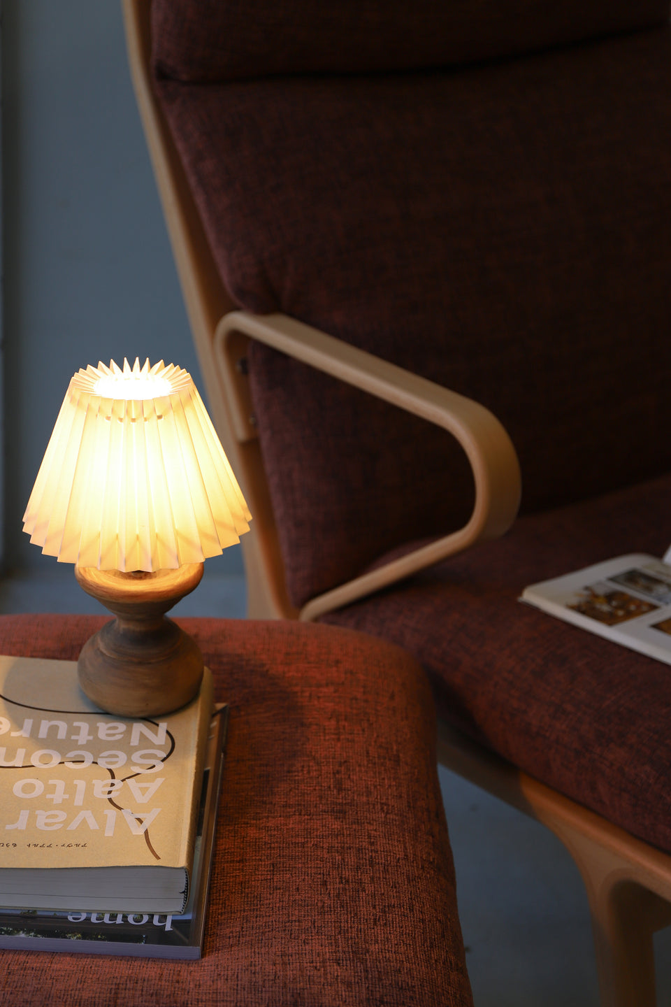 Shabby Chic Style Wooden Table Lamp/木製テーブルランプ シャビーシック ナチュラル 照明