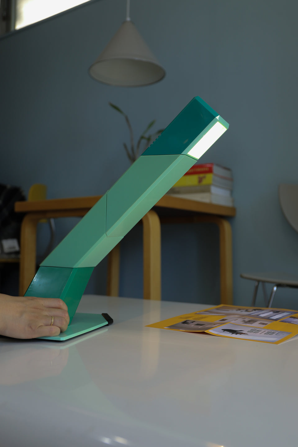 Japanese Vintage Kreo Light “ZIGU ZAGU”/クレオライト ジグザグ デスクライト レトロモダン ジャパンヴィンテージ