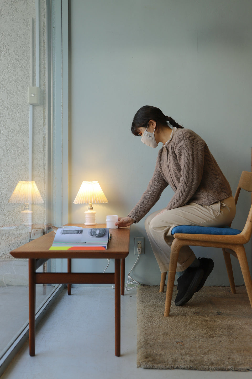 Vintage Holmegaard Table Lamp “Apoteker”/ホルムガード テーブルランプ シセ・ヴェアナー スモールサイズ デンマークヴィンテージ