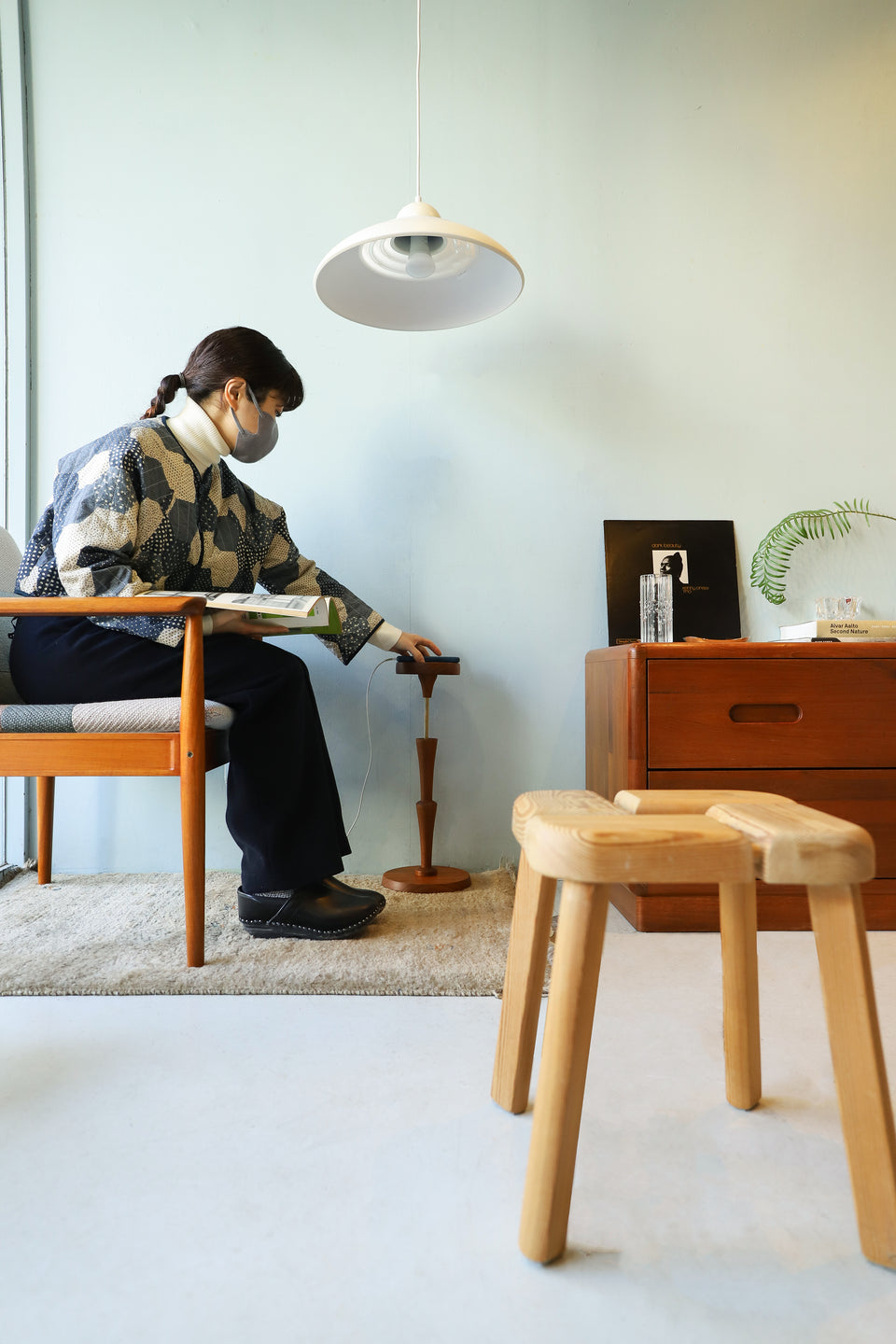 Plant Stand Teakwood Danish Vintage/デンマークヴィンテージ プラントスタンド チーク材 北欧インテリア
