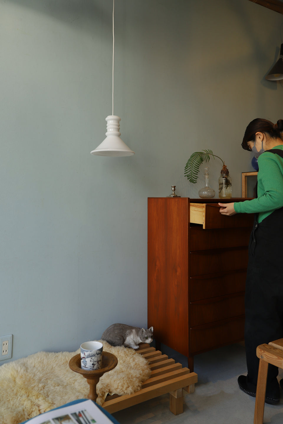 Vintage Holmegaard Pendant Light Apoteker Danish Modern/デンマークヴィンテージ ホルムガード ペンダントライト シセ・ヴェアナー