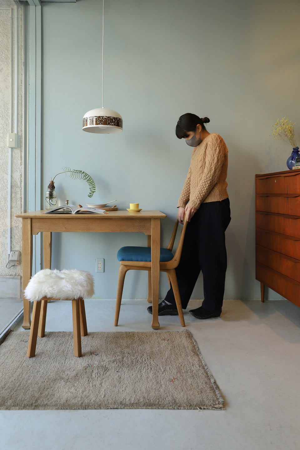 Dining Work Table Oakwood Danish Vintage/デンマークヴィンテージ ダイニング ワークテーブル オーク材 北欧家具