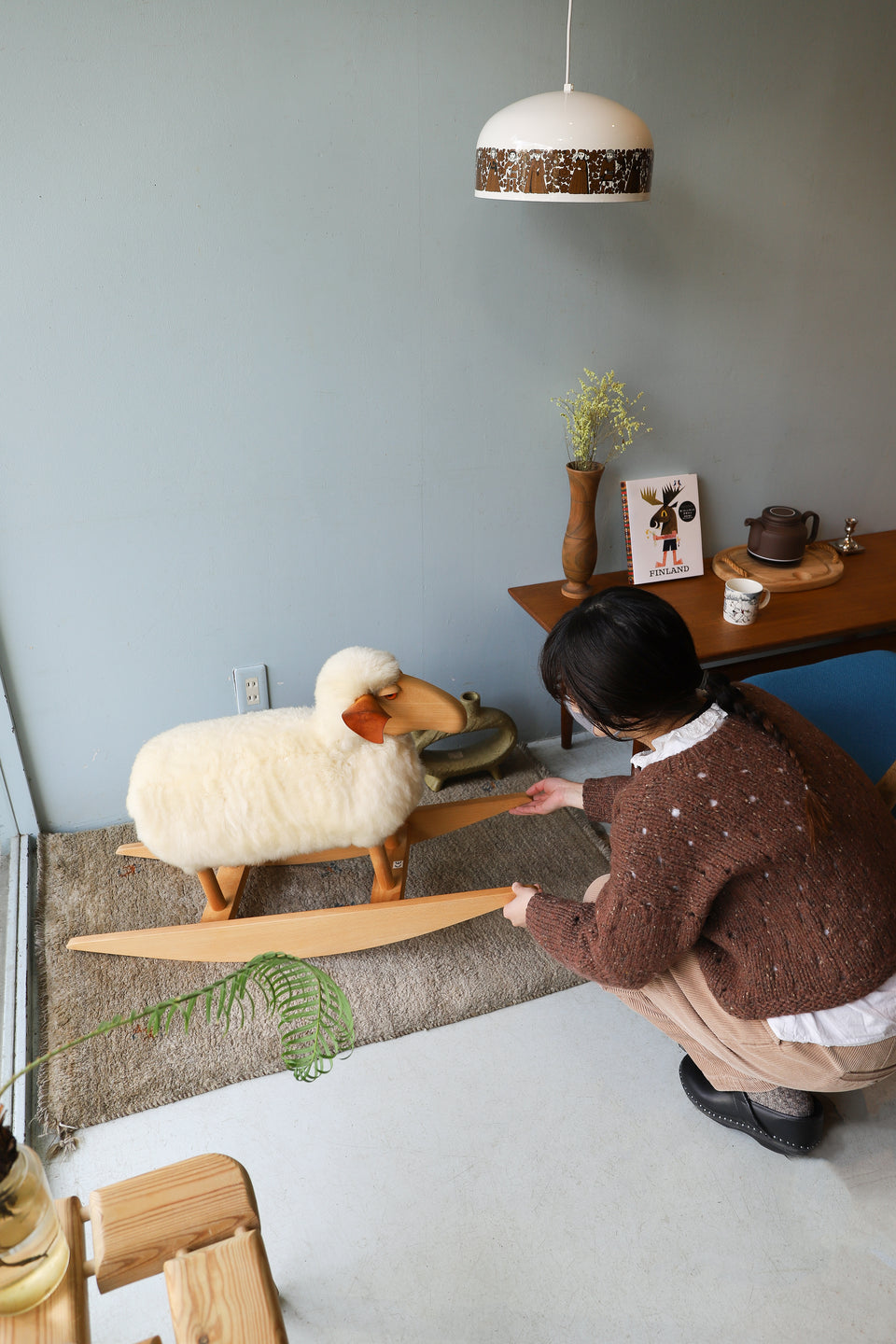 Meier Germany Rocking Sheep Hanns Peter Krafft/メイヤー ロッキングシープ ヒツジ ドイツ インテリア