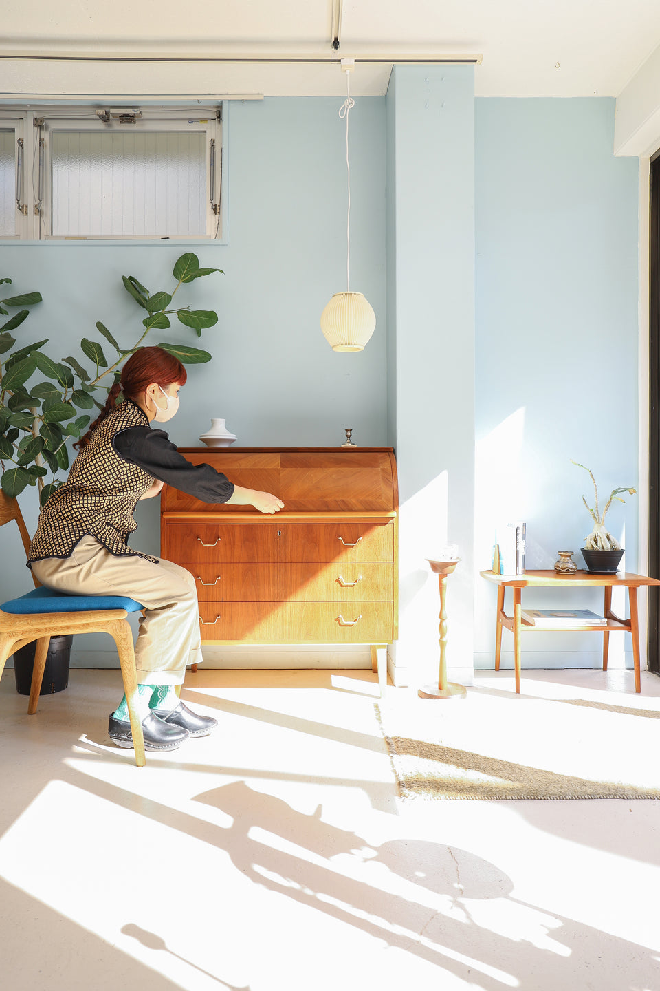 Egon Ostergaard Rolltop Bureau Swedish Vintage/スウェーデンヴィンテージ ロールトップビューロー デスク チェスト 北欧家具