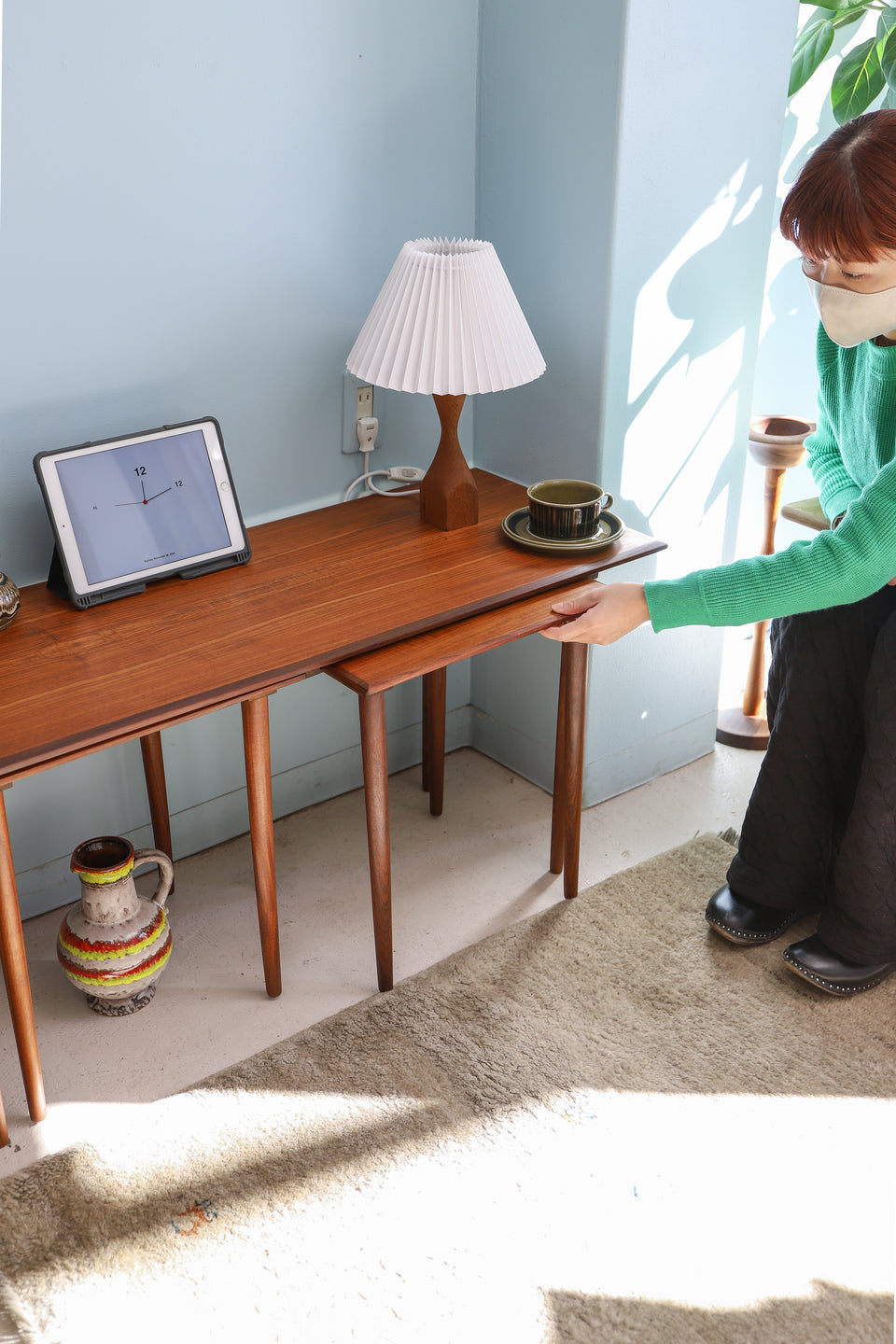 Danish Vintage Nesting Coffee Side Table/デンマークヴィンテージ ネストテーブル コーヒーテーブル 北欧家具