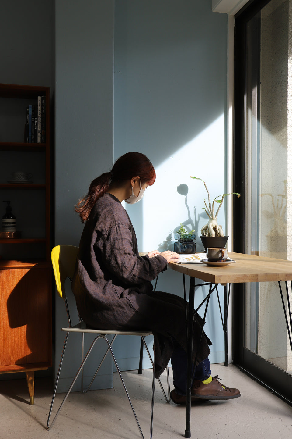 Finnish Vintage Riihimäen Lasi Pala Flower Vase/フィンランドヴィンテージ リーヒマエン・ラシ フラワーベース パラ ガラス 北欧インテリア