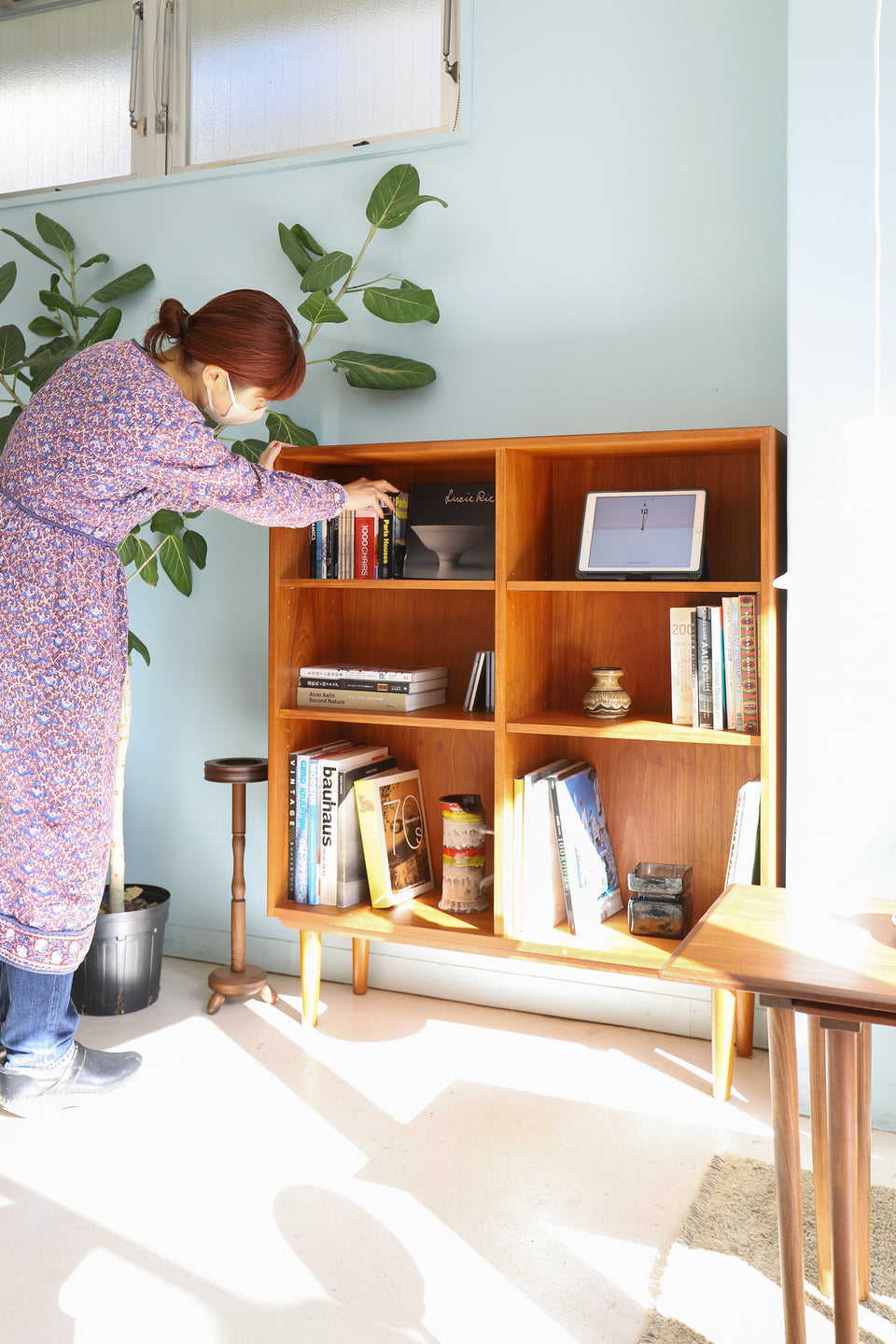 Bookcase Teakwood Danish Vintage/デンマークヴィンテージ ブックケース チーク材 本棚 シェルフ 収納 北欧家具