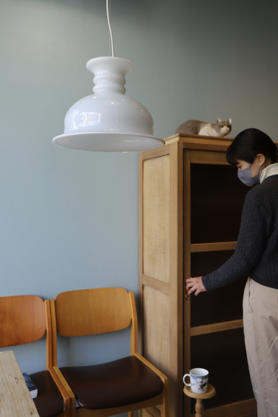 Vintage Holmegaard Pendant Light “Kro” Sidse Werner/ホルムガード ペンダントライト シセ・ヴェアナー デンマークヴィンテージ 照明 北欧インテリア