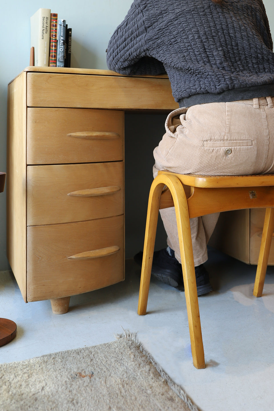 Vintage Akita Mokko Stacking Stool No.202 Rattan/秋田木工 スタッキングスツール ラタン 剣持勇 ジャパニーズモダン