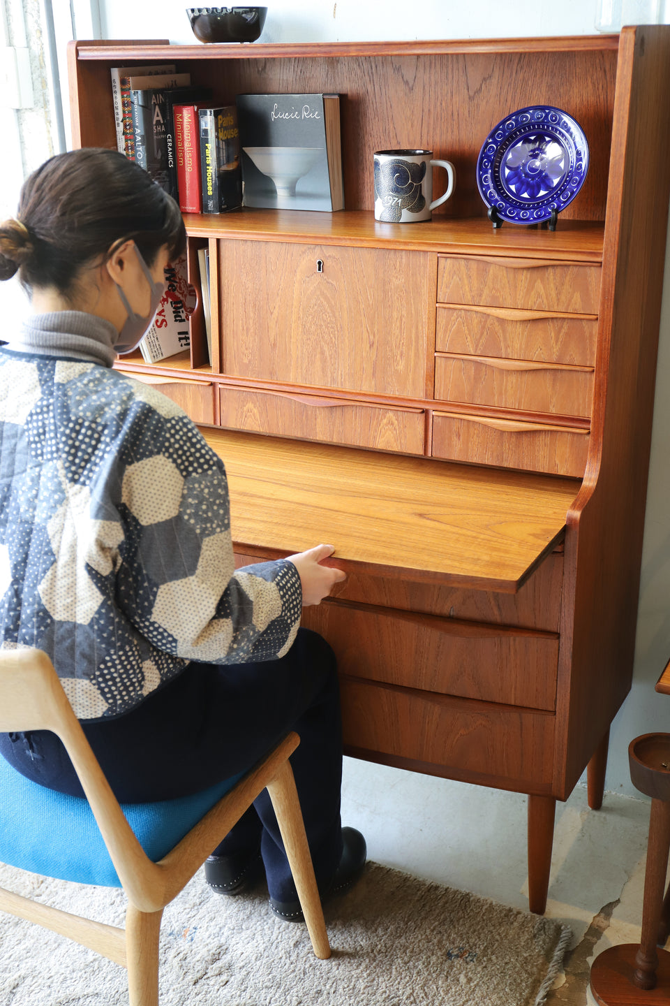 Klim Møbelfabrik Erling Torvits Writing Bureau/デンマークヴィンテージ エーリング・トロヴィッツ ライティングビューロー 北欧家具
