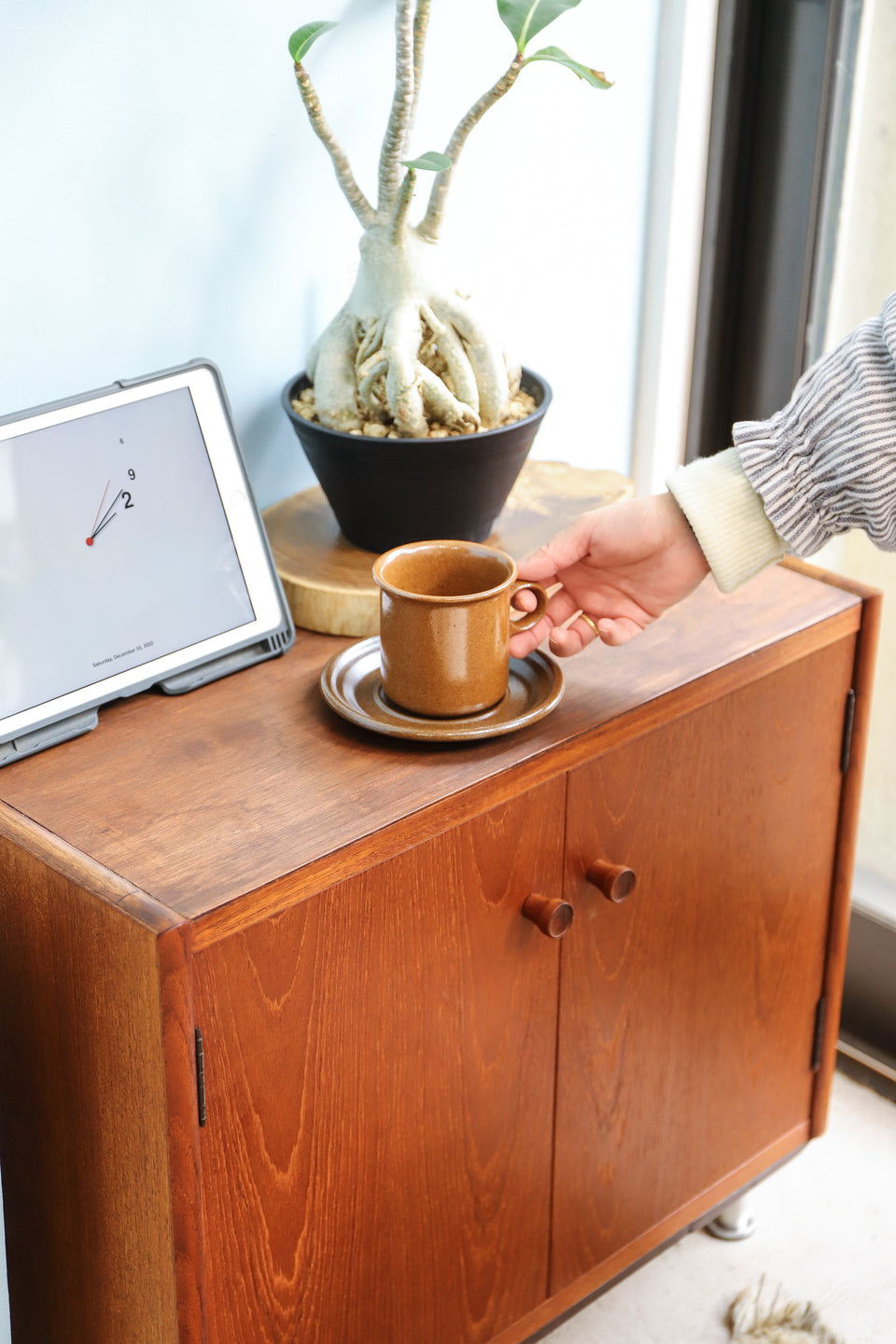 Japanese Vintage Mini Cabinet Teakwood/ジャパンヴィンテージ ミニキャビネット サイドボード チーク材 収納 レトロモダン