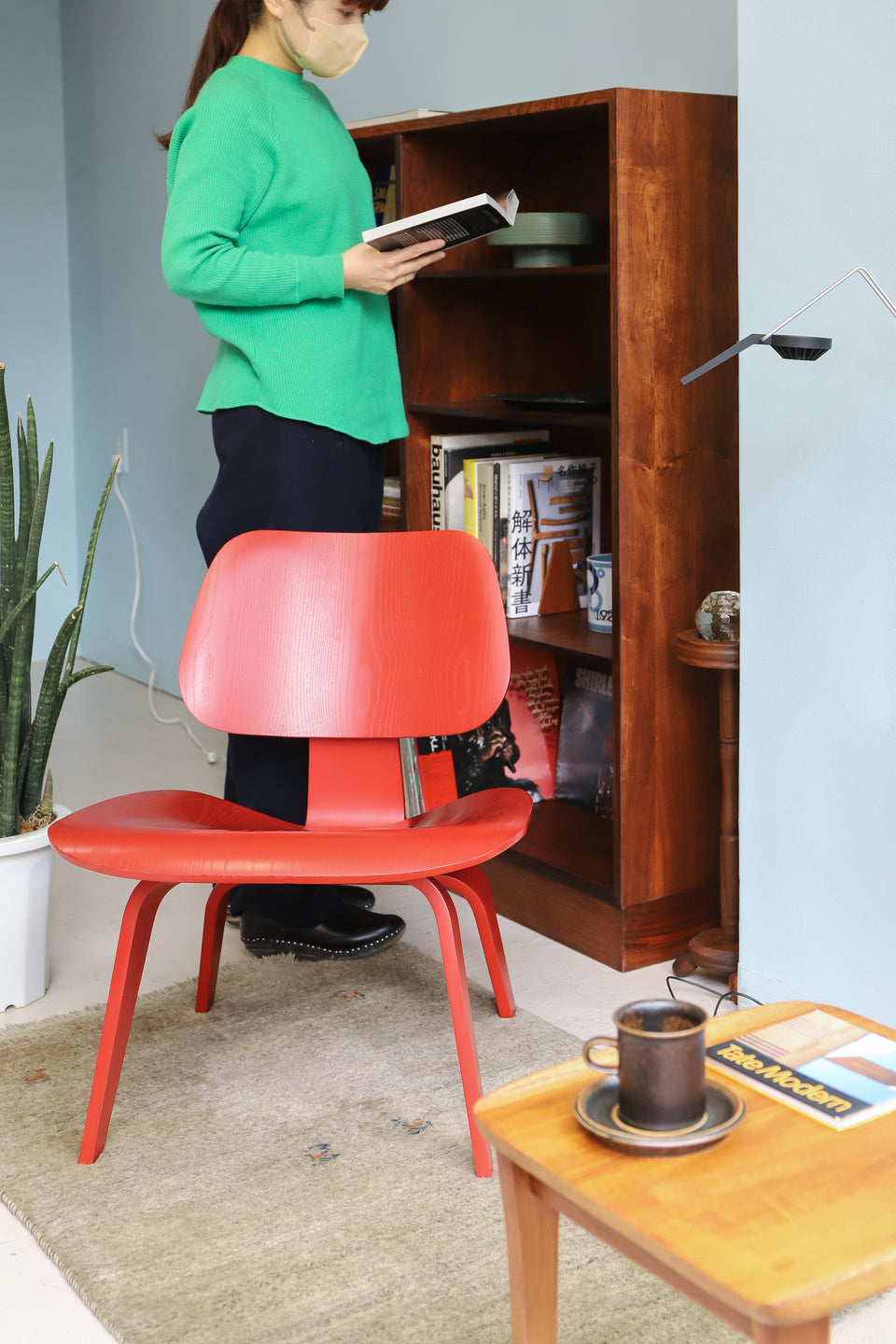 Herman Miller EAMES Plywood Chair LCW Red/ハーマンミラー イームズ ラウンジチェア プライウッド レッド