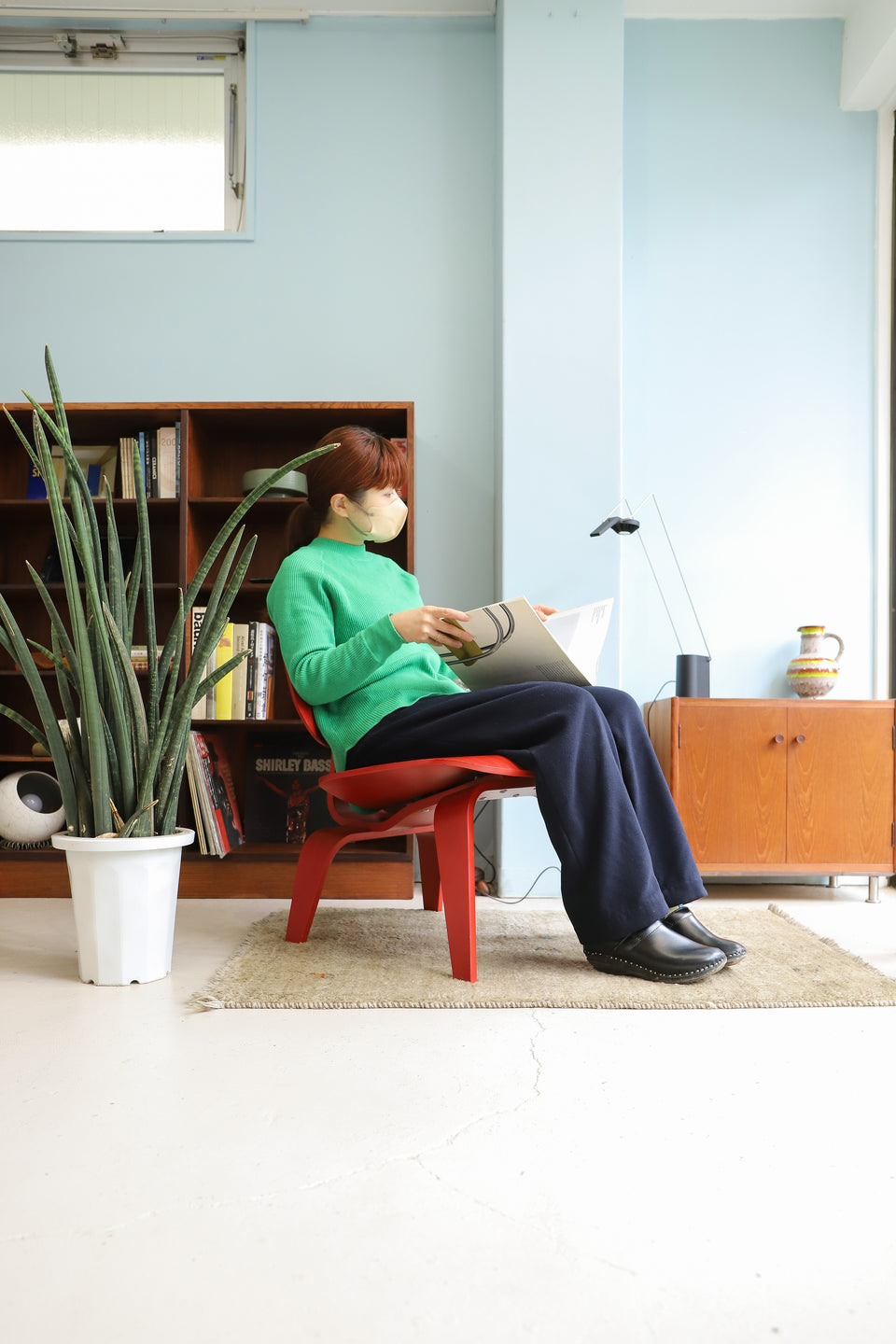 Herman Miller EAMES Plywood Chair LCW Red/ハーマンミラー イームズ ラウンジチェア プライウッド レッド