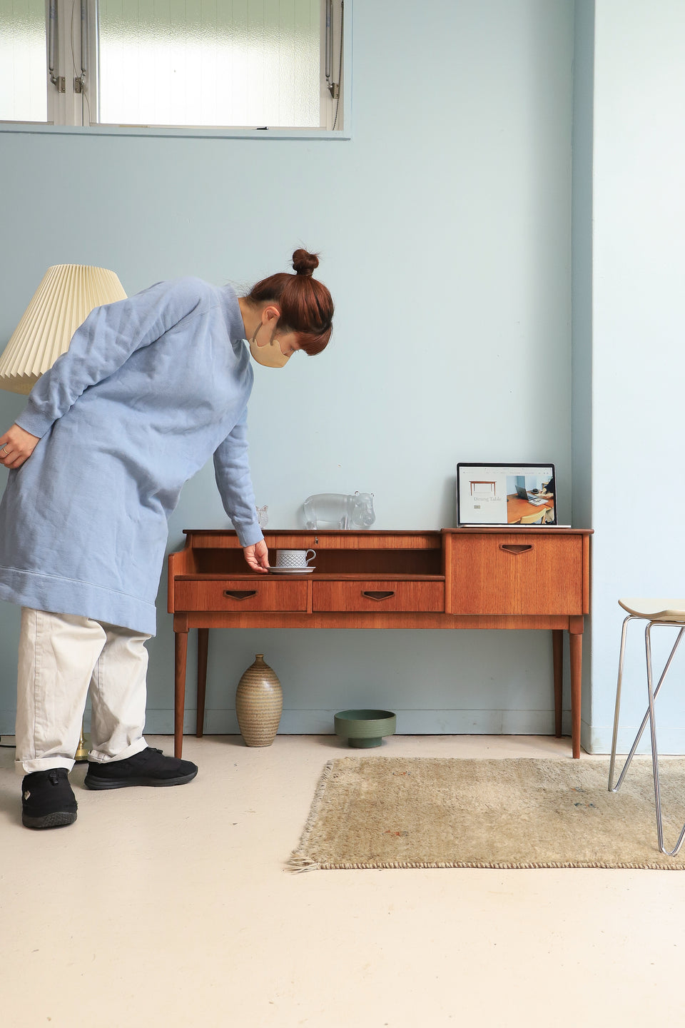 Scandinavian Vintage Sideboard Table/北欧ヴィンテージ サイドボード テーブル ドレッサー