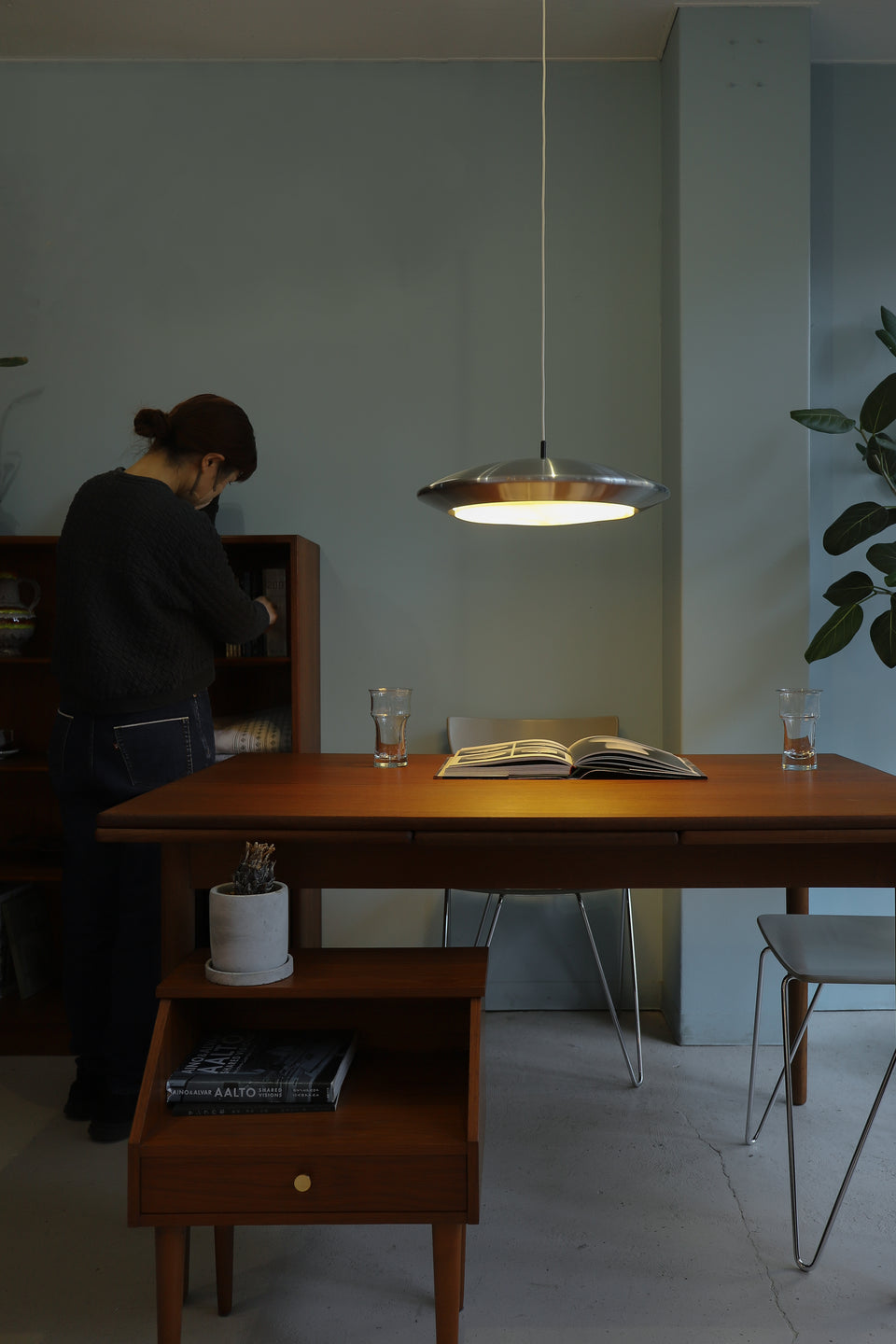 Fog&Mørup Silver Diskos Pendant Light Jo Hammerborg/フォグ&モーラップ ペンダントライト ヨー・ハーマボー シルバー 照明 北欧インテリア