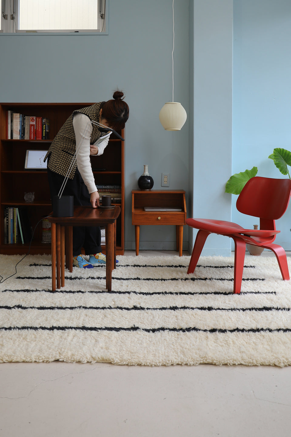 Vintage Moroccan Rug Beni Ourain/ヴィンテージラグ ベニワレン モロッコ 絨毯 カーペット