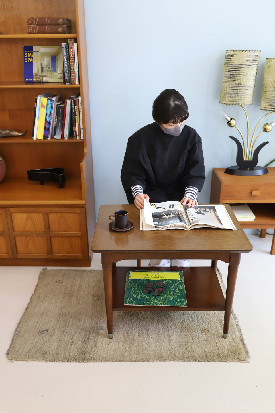 US Vintage B.P.JOHN FURNITURE Side Table/アメリカヴィンテージ サイドテーブル ミッドセンチュリー レトロモダン